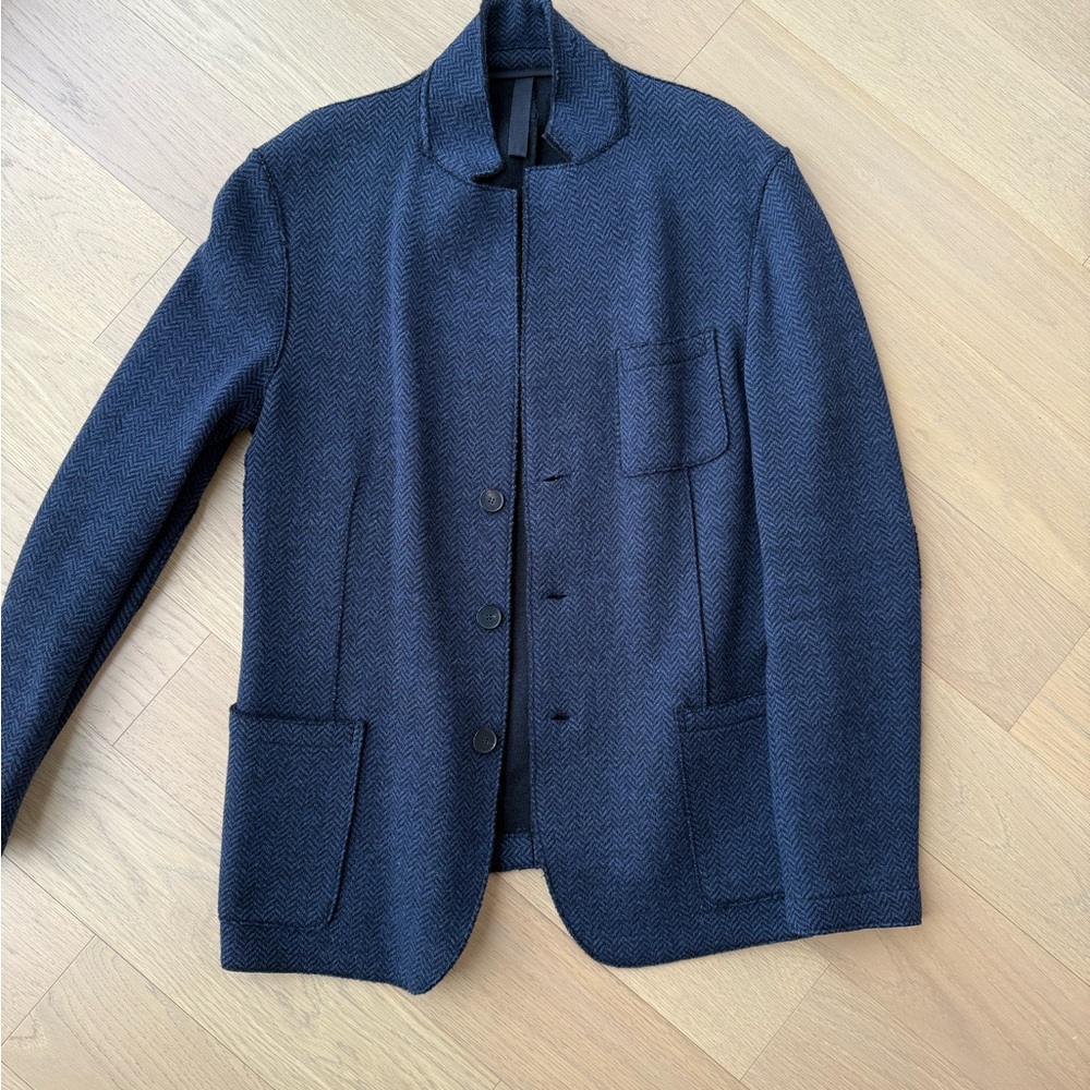 Stylish Navy Blazer - Harris Wharf London